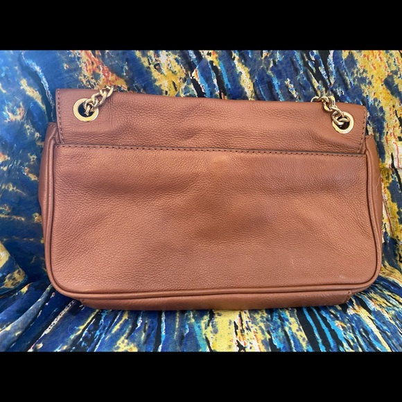 Michael Kors Jet Set Chain Leather Bag, Brown - Picture 4 of 5